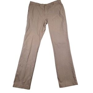 Vineyard Vines Men's Chino‎ Pant Sz 34x34 (32.5x32.5 actual) Tan Beige Cotton